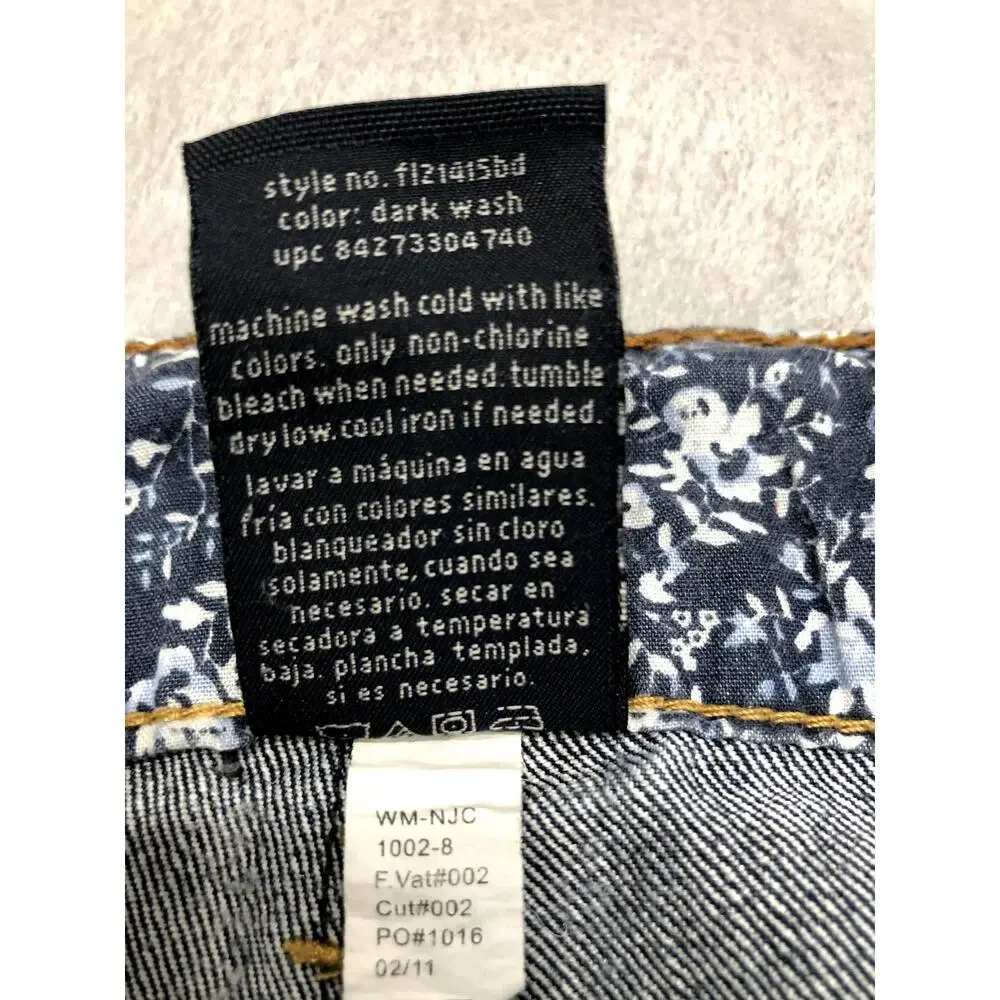 Faded Glory Womens Cropped Stretch Jeans Size 8 - Picture 11 of 11